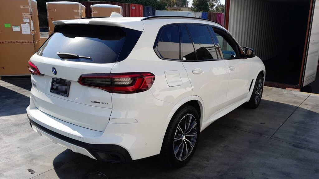 華僑留學生自用車BMW X5從美國運車到台灣服務推薦Car2TW國際海運公司